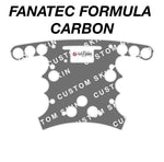 (Carbone) Peau en carbone personnalisée Fanatec Formula