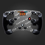 (Carbone) Peau en carbone personnalisée Fanatec Formula