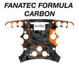 Printed Forged Carbon Orange No logo Livery