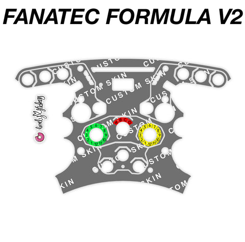 (Carbon) Custom  Fanatec Formula V2 Livery