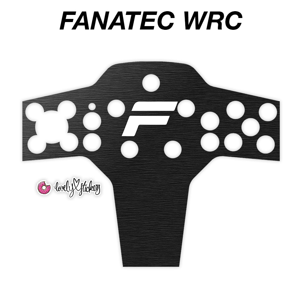 Fanatec Sticker Reddit Printed Brushed Aluminium FANATEC Livery – Lovely Stickers